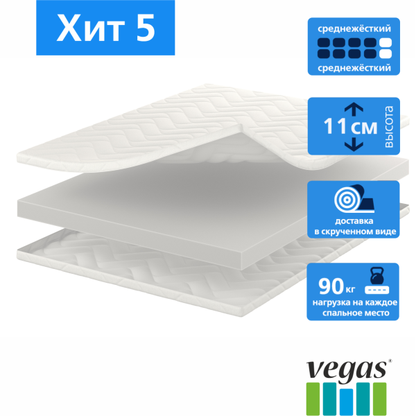 Матрас Vegas Хит 5